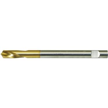Core drill NC long DIN1835 HSSCo5 TiN shape B 120 grad. Cylindrical shank type 1150
